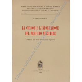 La Consob e l'informazione del mercato mobiliare