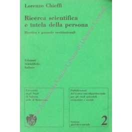 Ricerca scientifica e tutela della persona