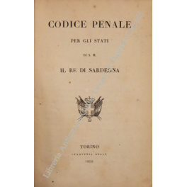 Codice penale per gli Stati di S.M. il Re di Sardegna