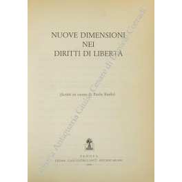 Nuove dimensioni nei diritti di libertà