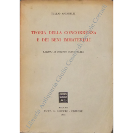 Teoria della concorrenza e dei beni immateriali