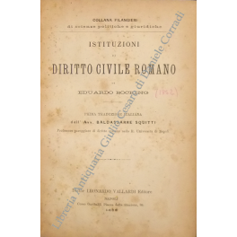 Istituzioni di diritto civile romano