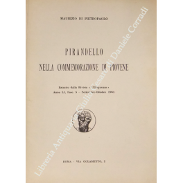 Pirandello nella commemorazione di Piovene