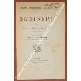 I doveri sociali del diritto giudiziario civile