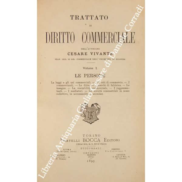 Trattato di Diritto Commerciale