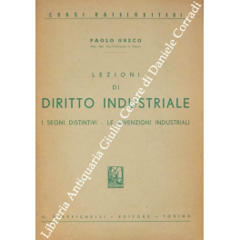 Lezioni di diritto industriale I segni distintivi