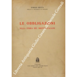 Le obbligazioni nella storia del diritto italiano