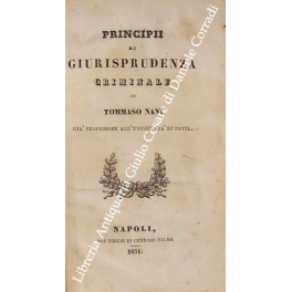 Principii di giurisprudenza criminale