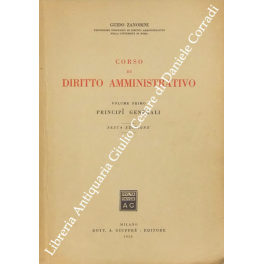 Corso di diritto amministrativo