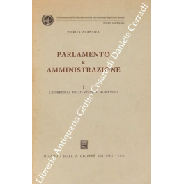 Parlamento e amministrazione