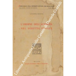 L'ordine dell'autorità nel diritto penale
