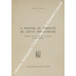 Il problema del contratto nel diritto amministrativo