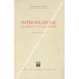 Introduzione al diritto comune