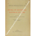 Studia et documenta historiae et iuris. 