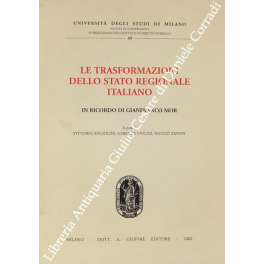 Le trasformazioni dello stato regionale italiano