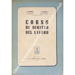 Corso di diritto del lavoro. 