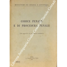 Codice penale e di procedura penale