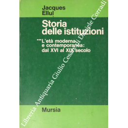 Storia delle istituzioni