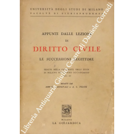 Appunti dalle lezioni di diritto civile