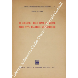 La gerarchia delle fonti di diritto nelle città de