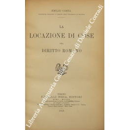 La locazione di cose nel diritto romano