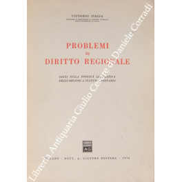 Problemi di diritto regionale