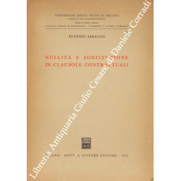 Nullità e sostituzione di clausole contrattuali