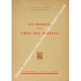 Sul problema della crisi del diritto