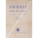 Annali di storia del diritto