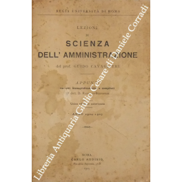 Lezioni di scienza dell'amministrazione