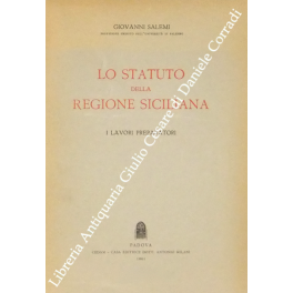 Lo Statuto della regione siciliana