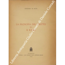 La filosofia del diritto di E. Kant