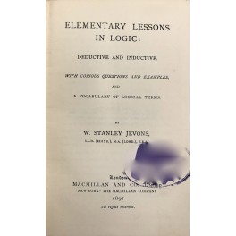 Elementary lessons in logic Deductive and inductive