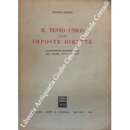 Il testo unico delle imposte dirette