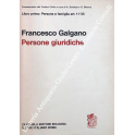 Delle persone giuridiche. Disposizioni generali.