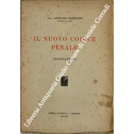 Il nuovo codice penale. (Innovazioni)