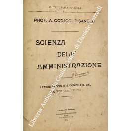 Scienza dell'amministrazione