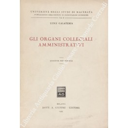 Gli organi collegiali amministrativi