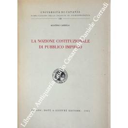 La nozione costituzionale di pubblico impiego