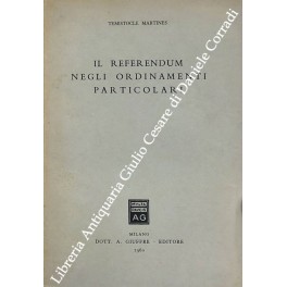 Il referendum negli ordinamenti particolari