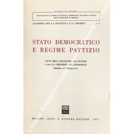 Stato democratico e regime pattizio