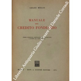 Manuale del credito fondiario