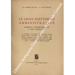 Le leggi elettorali amministrative