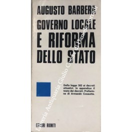 Governo locale e riforma dello Stato