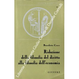 Riduzione della filosofia del diritto alla filosofia dell'economia