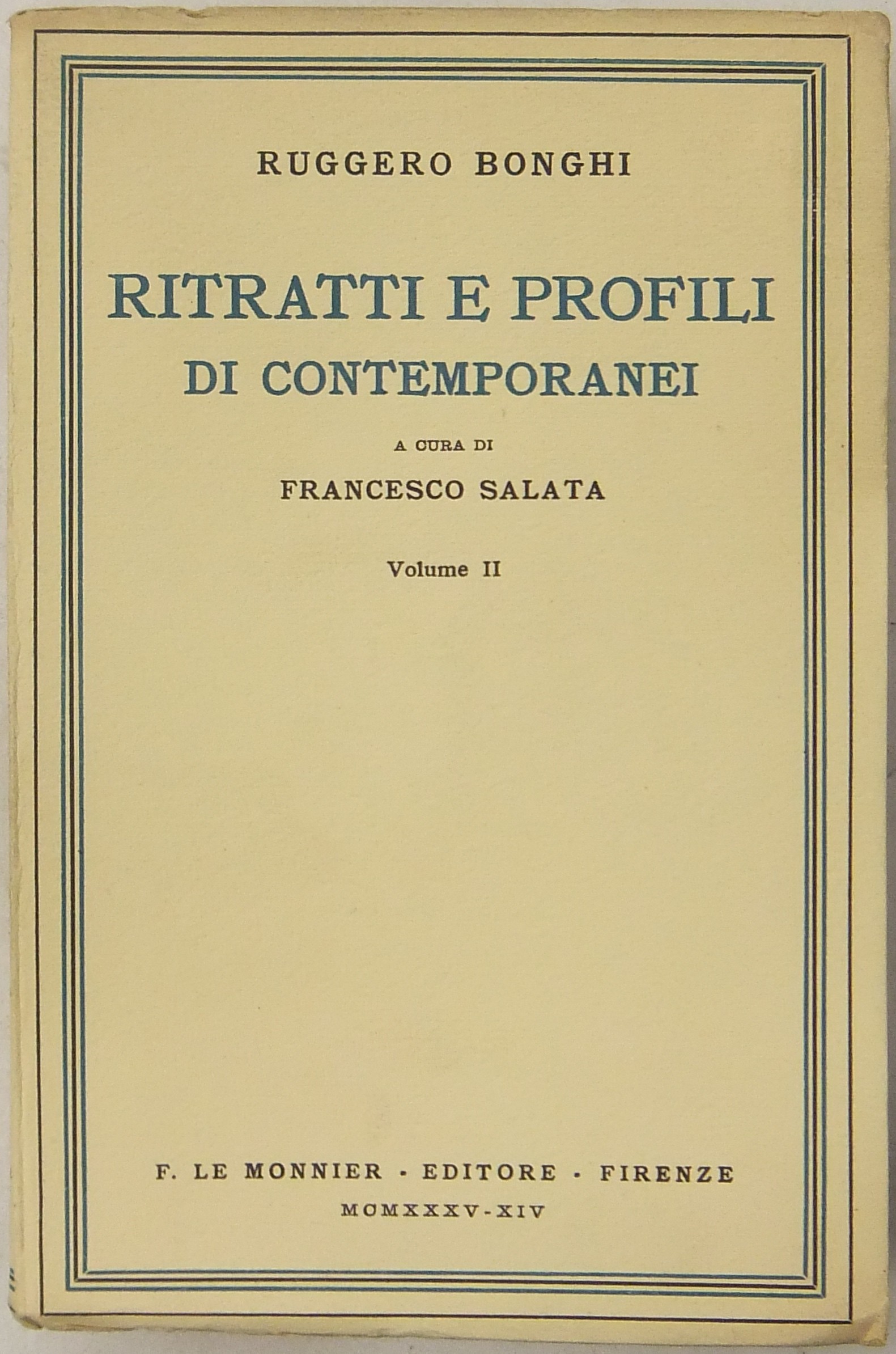 Ritratti e profili di contemporanei. A cura di Fra