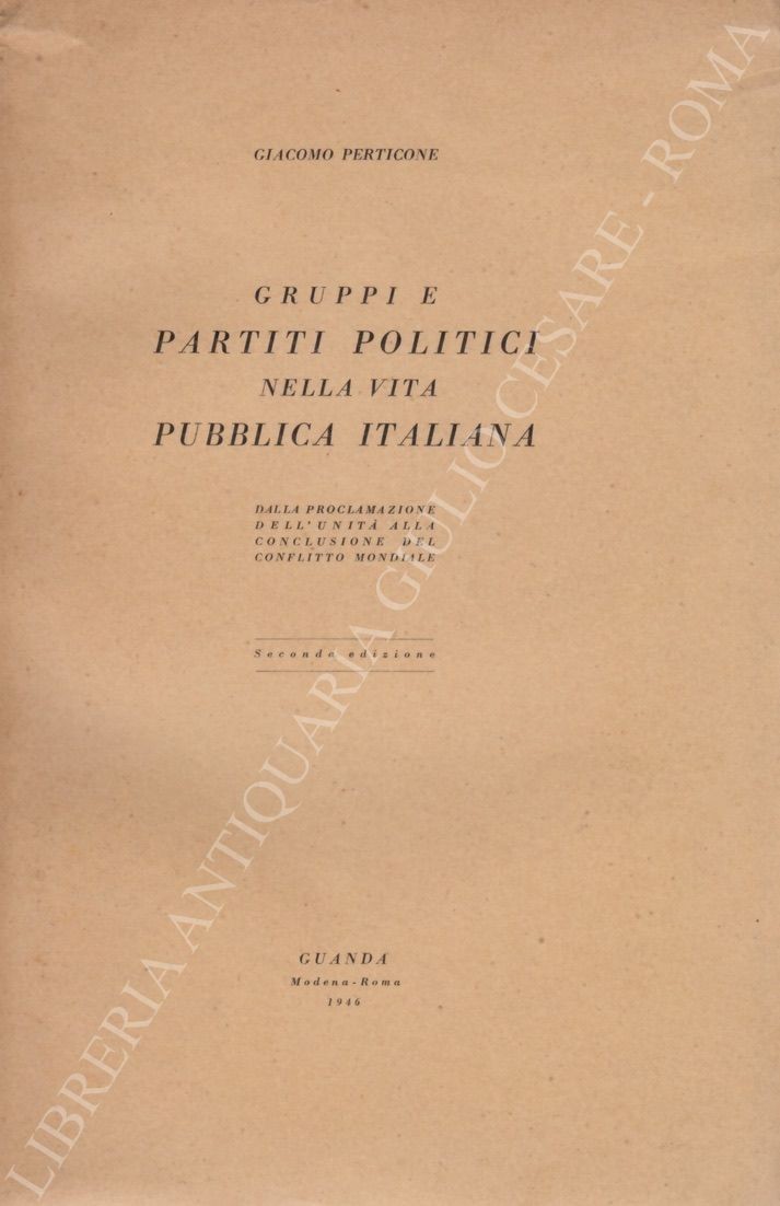 Gruppi e partiti politici
